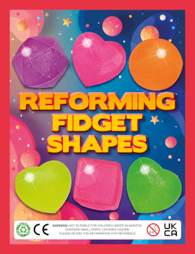 Reforming Fidget Shapes + Free Display Card - 100 ct - 1 Vend